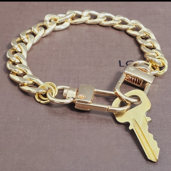 Chunky Necklace Bracelet Chain Set Blank | Good for Lock & Key | Easy On Off - Picture 5 of 8